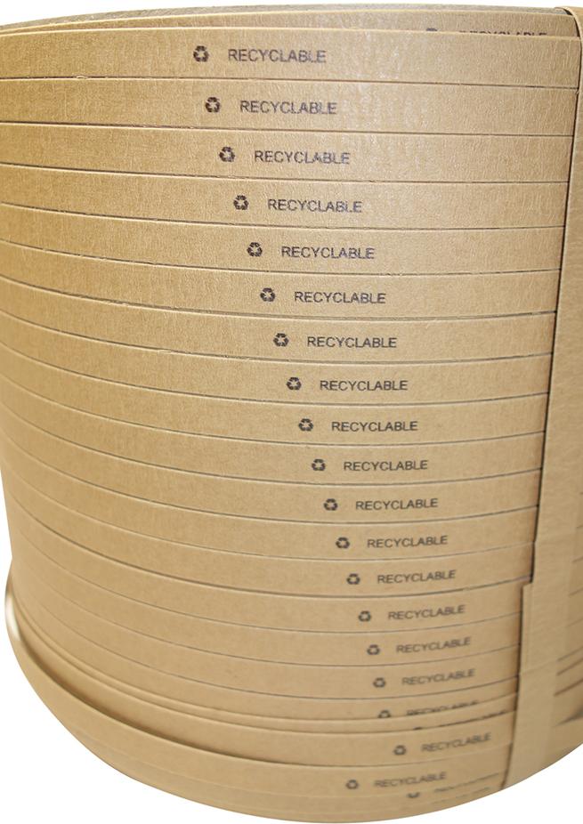 Papier-Automatenband für Umreifungsautomat Breite 12 mm Länge 2000m Kern 200 mm Durchm.