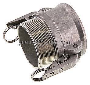 Sicherheits-Kamlock-Kupplung (B) R 3"(AG), Edelstahl (1.4408)