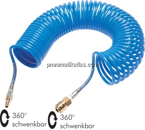 Exemplarische Darstellung: Polyamid-Spiralschlauch