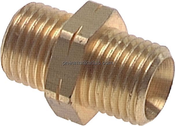 Exemplarische Darstellung: Doppelnippel mit Linksg