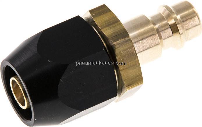 Kupplungsstecker (NW7,2) 14x8mm TX-Schlauch, MS/Al