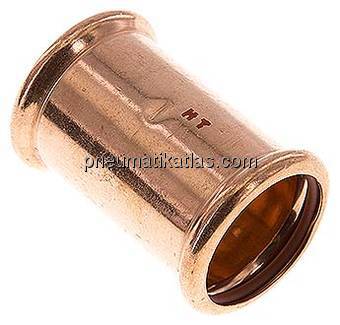 Pressfitting, Muffe, 35mm innen, Kupfer / Kupferlegierung