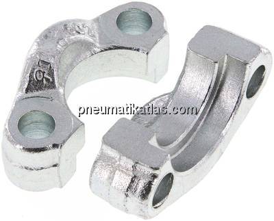 SAE-Flanschhälften 3/4"-SAE (6000 PSI) (41,3mm), Stahl verzinkt