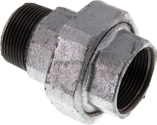 Verschraubung flach dichtend Rp/R 1-1/4" (IG/AG)