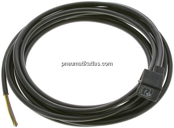 LED-Stecker mit 5 mtr Kabel, Größe 1 (Industrienorm B)