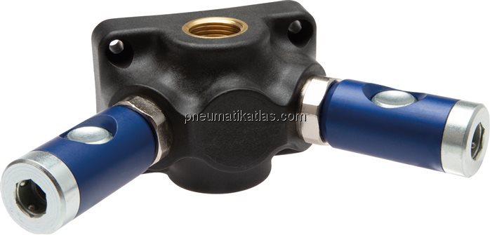 Exemplarische Darstellung: Wanddose Luftweiche, mi