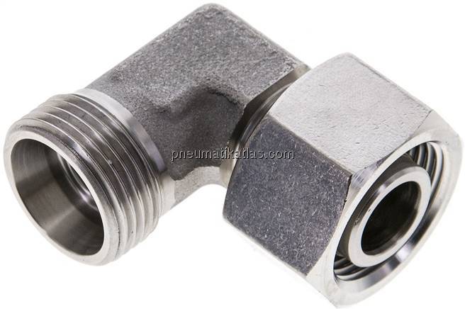 Einstellb. Winkel-Schneidringverschr. 15 L (M22x1,5), ohne Mutter & Schneidring,