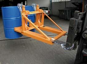 Fasslifter 2x200l m. Fassrandauflage, lack.