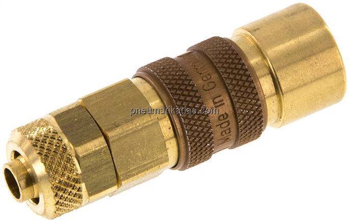 Kupplungsdose (NW5) 8x6mm Schlauch, Messing