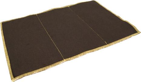 Flammschutzmatte ohne Alueinlage, 330 x 500 mm JUTEC