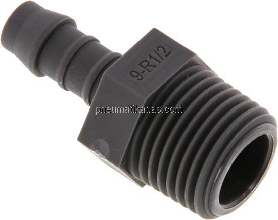 Gewindetülle R 1/2"-9 (3/8")mm, PA 6