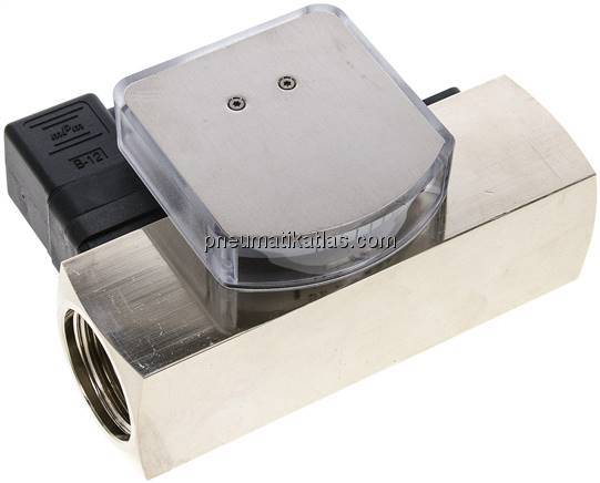 Durchflussmesser/-wächter, 0,5 - 1,5 l/min, Messing vernickelt