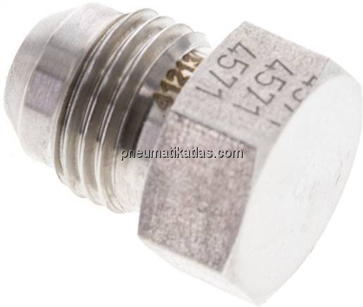 HD-Verschlussstopfen UNF 9/16"-18(JIC), V4A