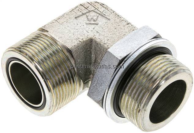 ORFS-Winkeleinschraubverschraubung UN 1-11/16"-12-G 1-1/4"