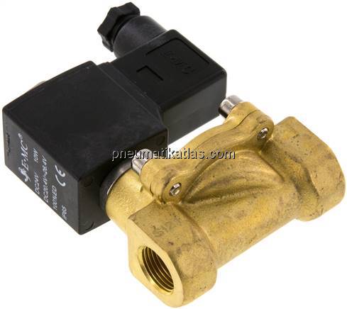 2/2-Wege Magnetventil G 3/8", stromlos geöffnet (NO),NBR Eco