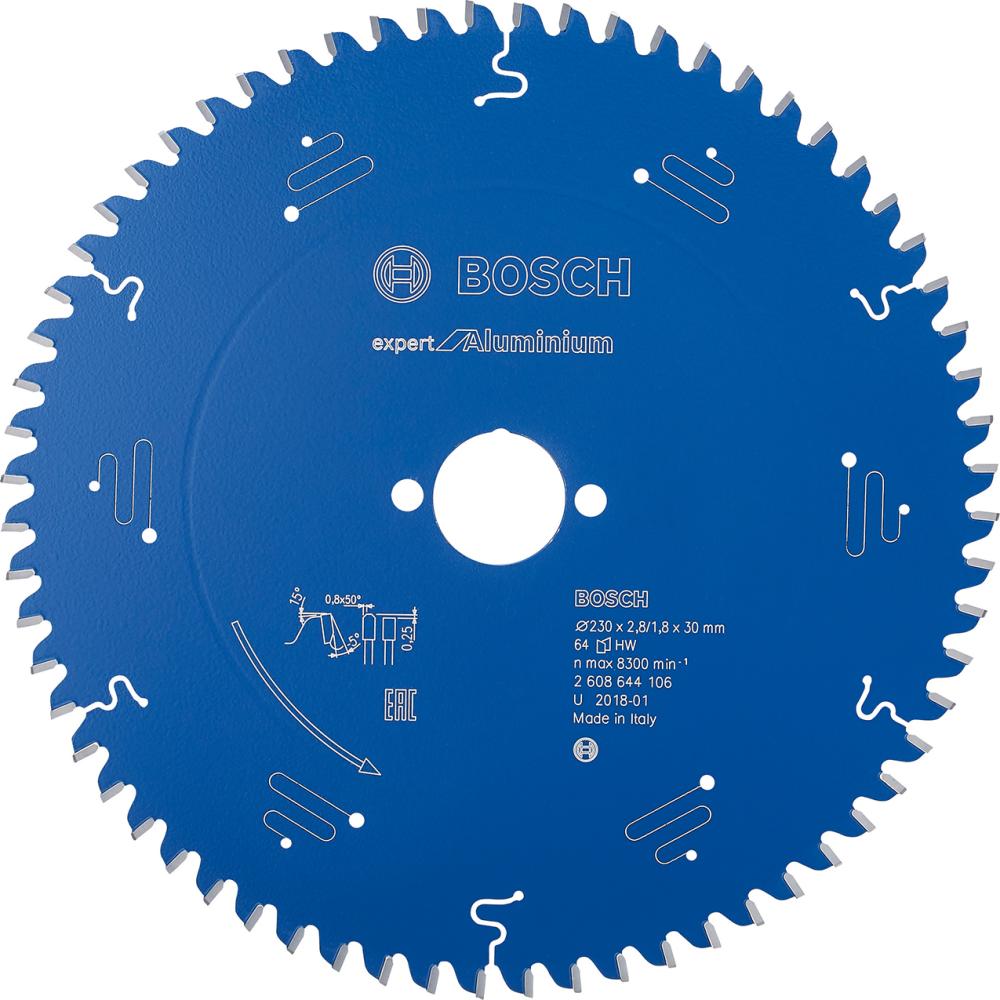 HM Kreissägeblatt 230x2,8x30mm Z64 TF-BoschExpert Aluminium