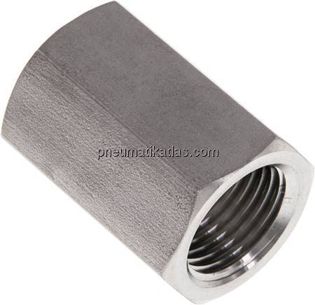 Hochdruck-Muffe NPT 1/2"-NPT 1/2", V4A