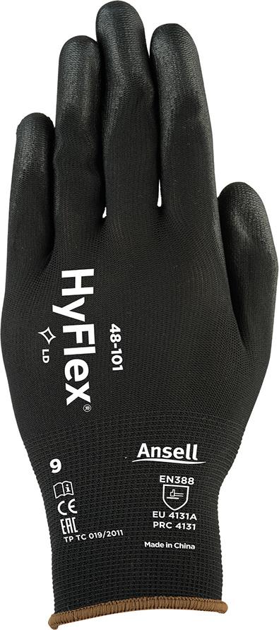 Handschuh HyFlex 48-101,schwarz, Gr.11 Ansell