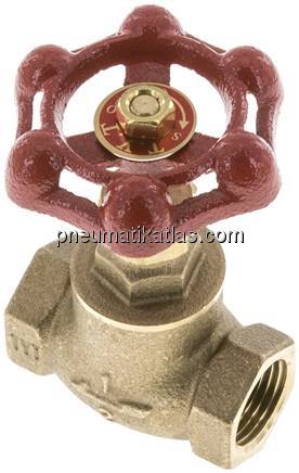 Muffen-Absperrventil, Eco-Line, Messing, G 1/2", PN 10