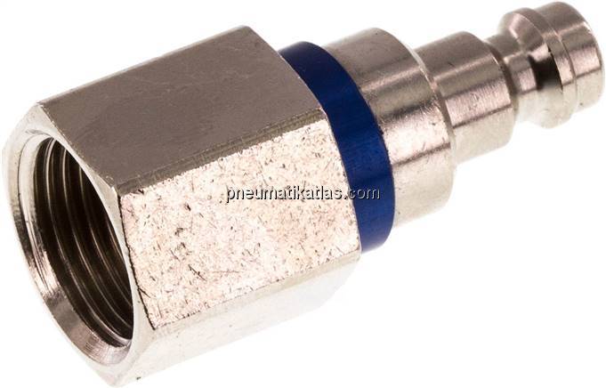 Kupplungsstecker (NW5) G 3/8"(IG), Messing vernickelt