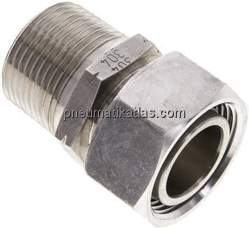 Einstellb. Schneidringverschr. 28 L-NPT 1", 1.4571