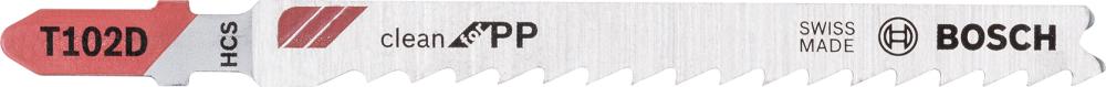 Stichsägeblatt T 102 D Pack a 3 Stück. Bosch