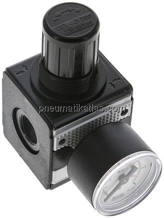 MULTIFIX Druckregler, Reihenmont. G 3/8", 0,1 - 3bar, Multifix 1