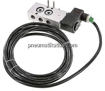 NAMUR-Magnetventil, 5/2-Wege Luftfederrückstellung, G 1/4", 24 V DC