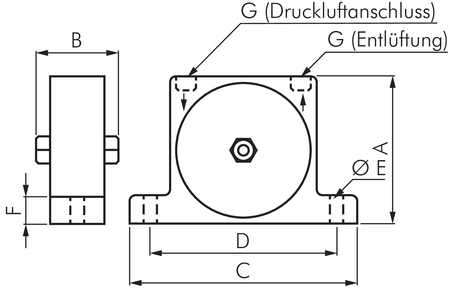 Zeichnung: Kugel-Vibrator