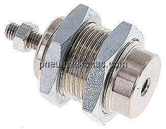 Einschraub-Pneumatikzylinder Kolben 16mm, 10mm Hub