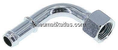 90°-Schlauchnippel M 18x1,5 Überwurfmutter, 11 - 12mm