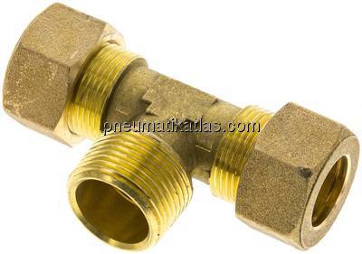 T-Klemmringverschraubung R 3/4"-18 (M24x1,5)mm, Messing