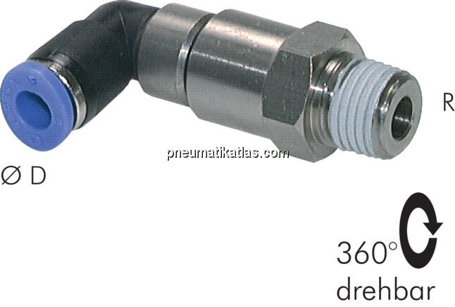 Exemplarische Darstellung: L-Steckverschraubung mi