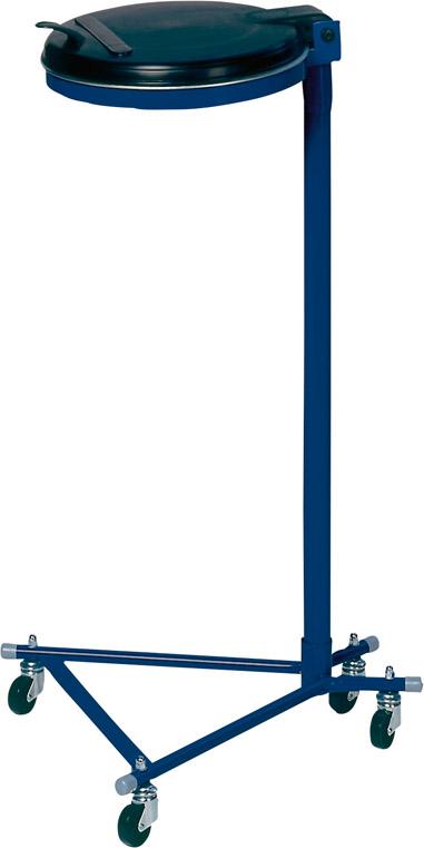 Abfallsammler 120 l blau fahrbar 4 Rll. KS-Deckel VAR