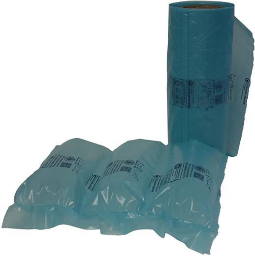 Luftpolsterkissen 210x100mm, 2 Rl. a 275 m m. blauem Engel Aufdruck