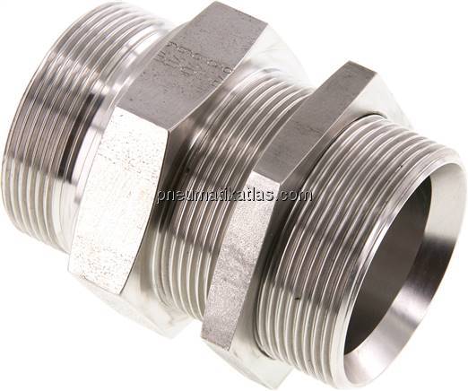 Schottnippel, 60°-Kegel G 2", 1.4436