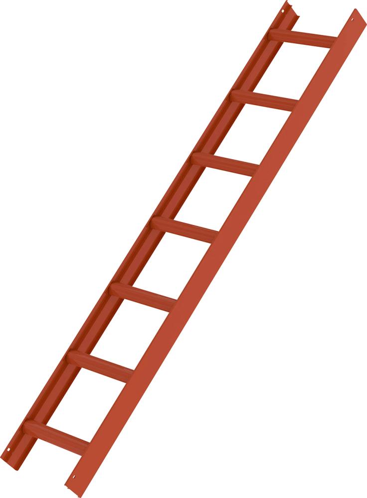 Dachleiter Rot 7 Sprossen