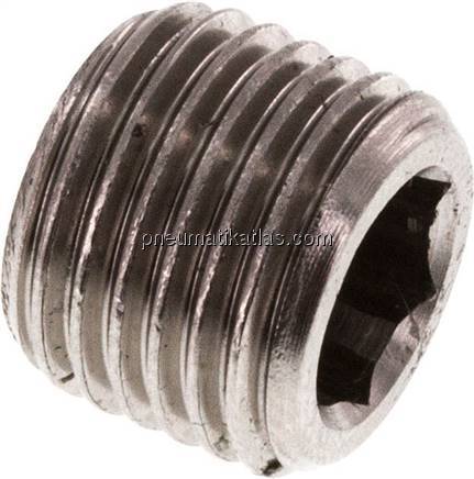 Verschlussstopfen Innenskt. G 1/4", 1.4571