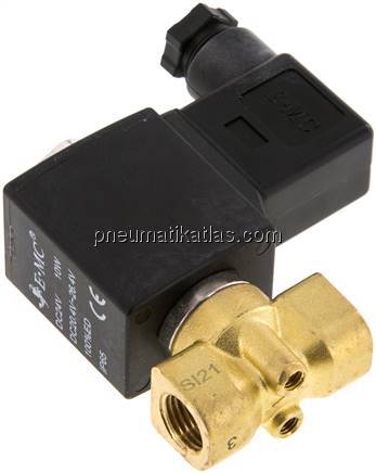 2/2-Wege Magnetventil G 1/4", stromlos geöffnet (NO),FKM Eco