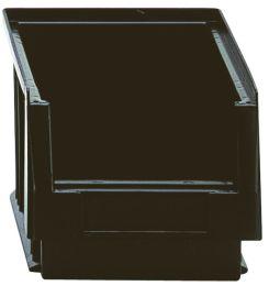 Sichtlagerkasten PLKL 3a B150xT290xH125 mm ESD leitfähig schwarz LA-KA-PE