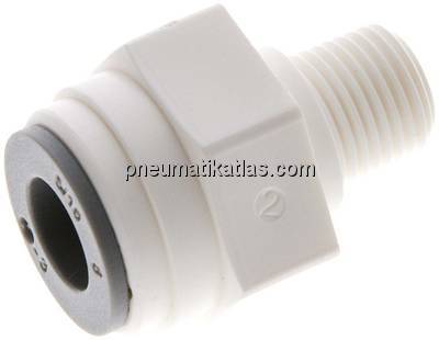 Gerader Steckanschluss R 1/8"-5/16" (7,94 mm), IQS-LE (EPDM-Dichtung)
