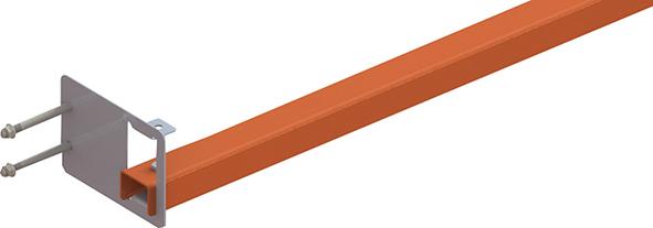 Durchschubsicherung leicht L 2225 mm verzinkt Meta MULTIPAL