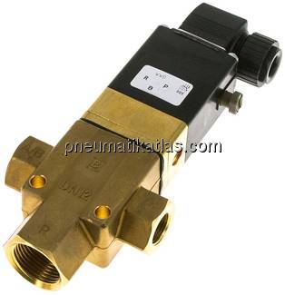 3/2-Wege Magnetventil G 3/8" stromlos geschlossen (NC)