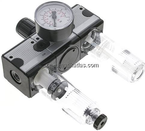 MULTIFIX Wartungseinheit (1), 3-tlg., G 1/4", 0,2 - 6 bar