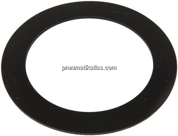 Dichtungen für PVC-U-Losflansche 90 mm (DN80), FKM
