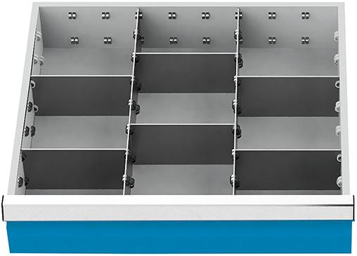 Metalleinteilung FH 100 B530 x T500