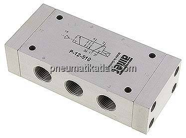 5/2-Wege Pneumatikventil G 1/2", Luftfeder, Standard