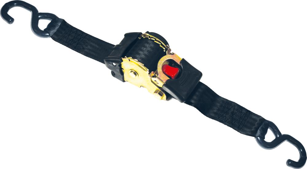 Zurrgurt Automatik m. S-Haken Länge 1,8m Breite 25mm