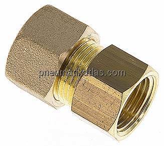 Aufschraub-Klemmringverschraubung G 3/8"-12 (M18x1,5)mm, Messing