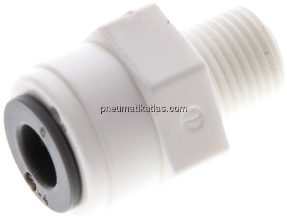 Gerader Steckanschluss R 1/8"-6mm, IQS-LE (EPDM-Dichtung)